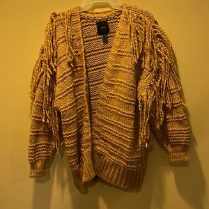 Forever 21 small sweater with fringes